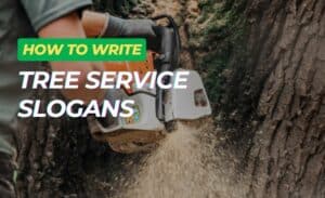 Tree service slogans